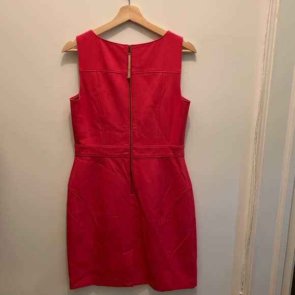 Hot Pink Sleeveless Loft Dress - Picture 4 of 4
